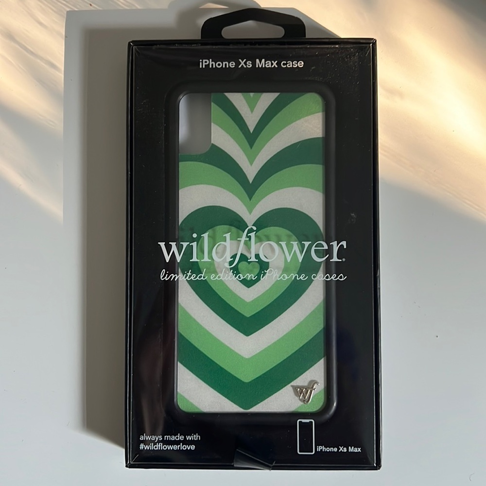 Wildflower Matcha Love iPhone XS Max Phone Case